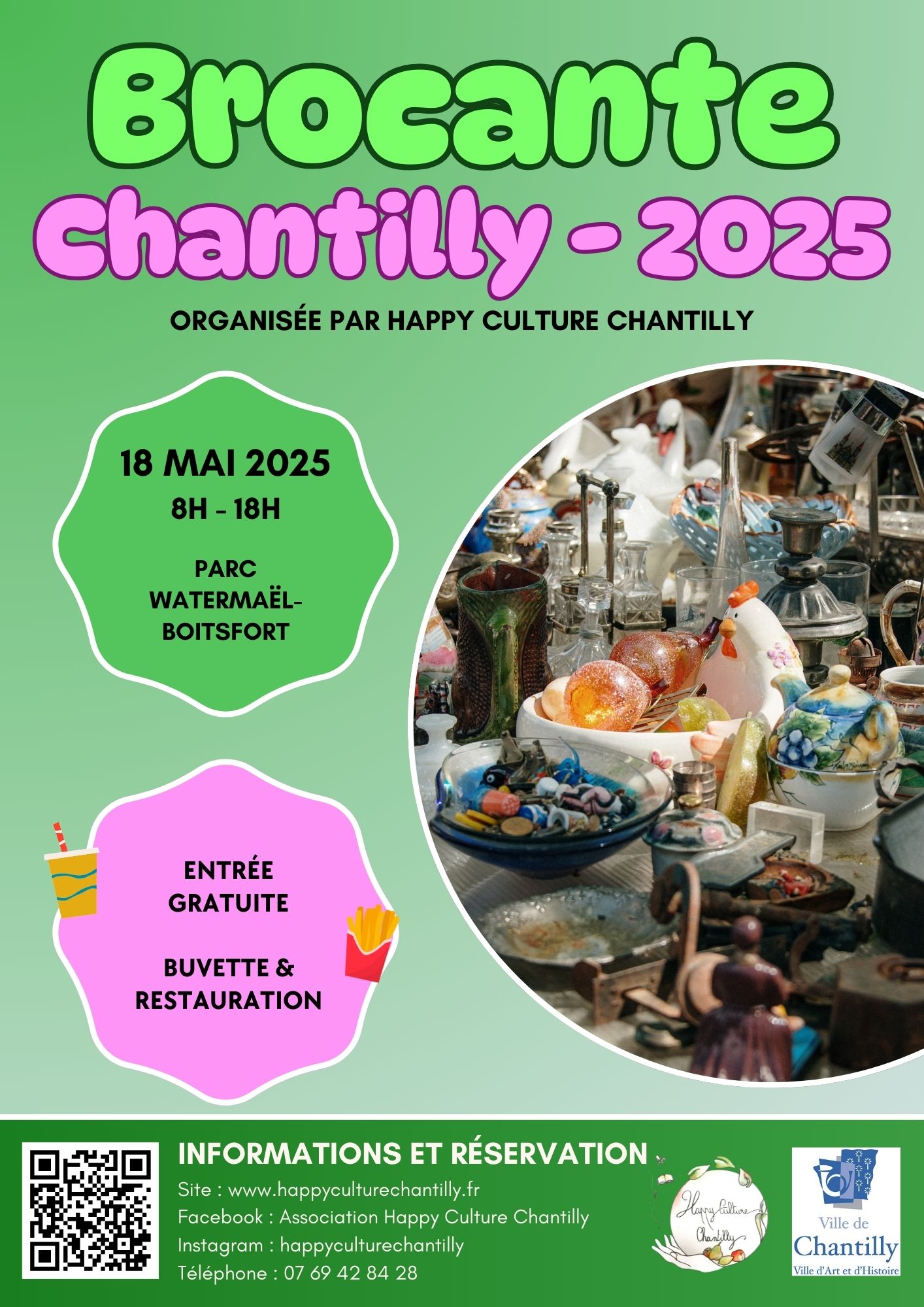 Brocante d'Happy Culture Chantilly