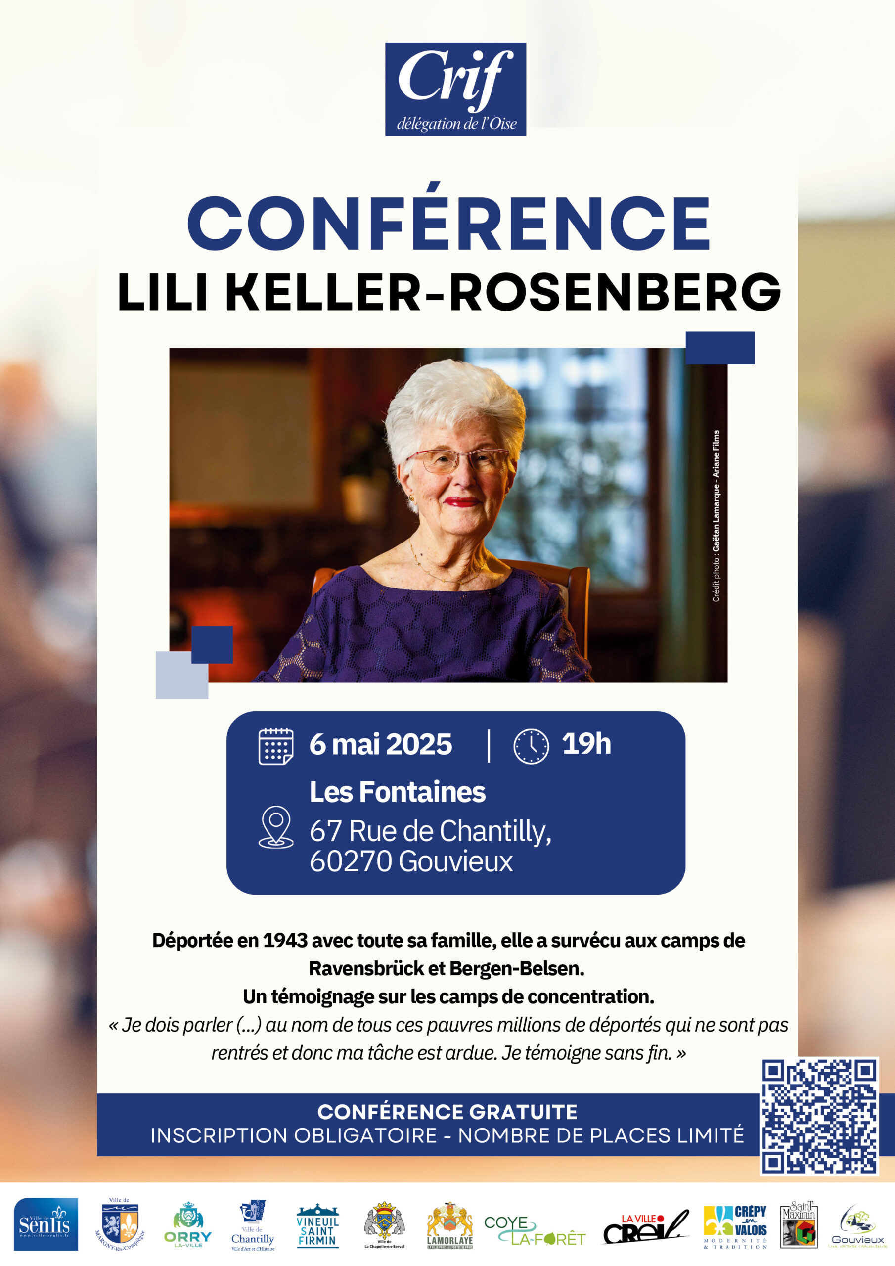 Conférence de LILI KELLER-ROSENBERG