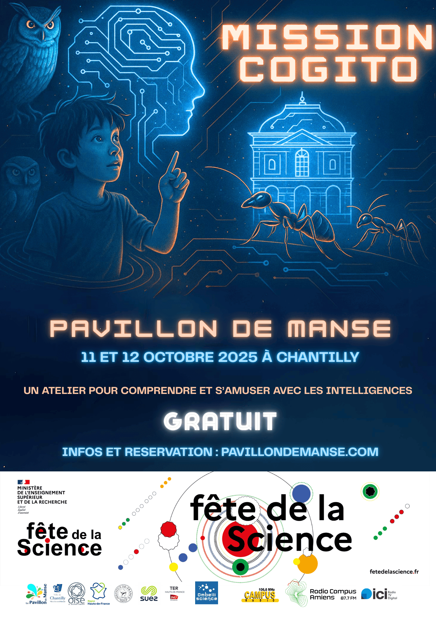 Fête de la Science au Pavillon de Manse