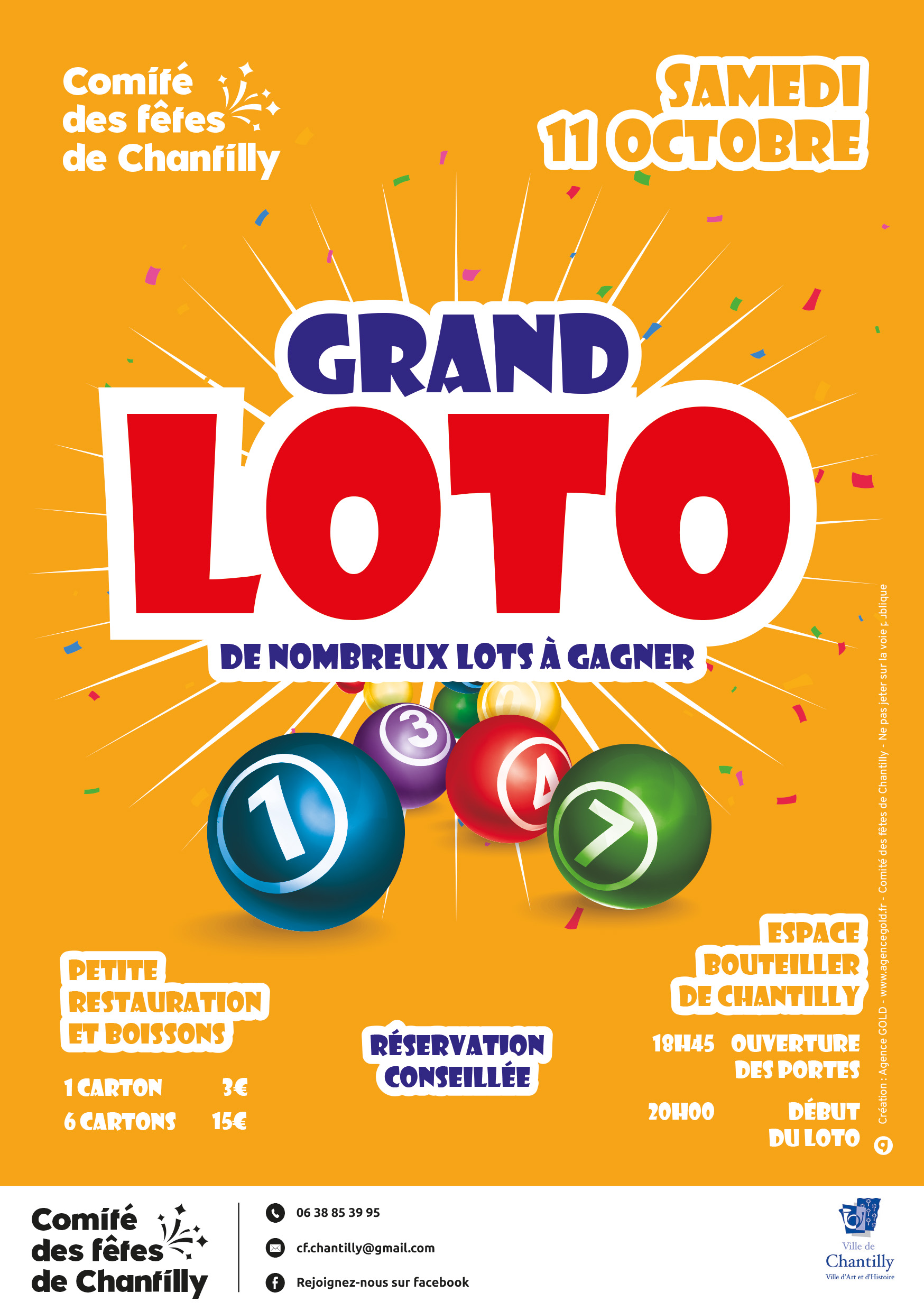 Loto du Comité des Fêtes de Chantilly