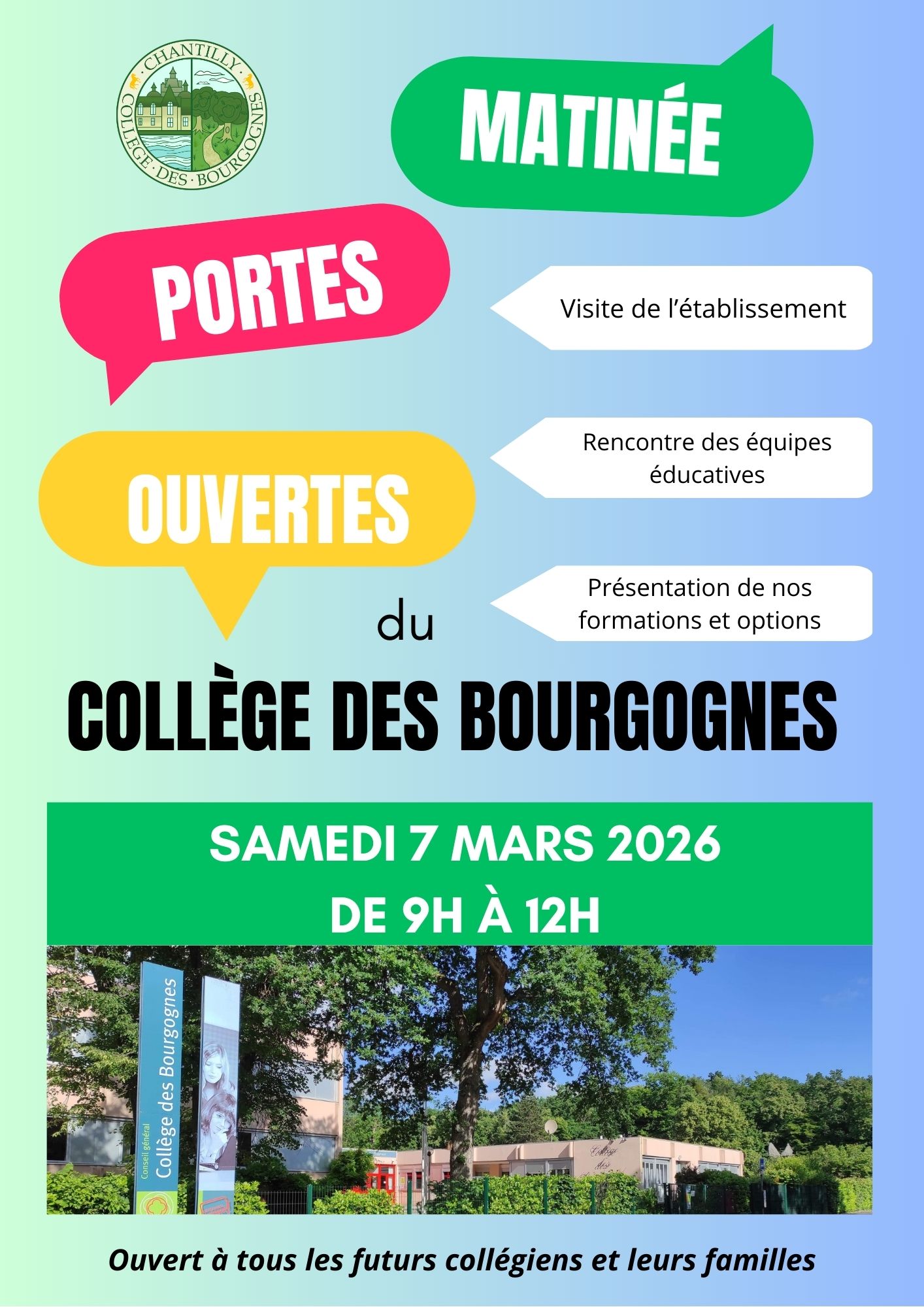 Portes Ouvertes du Collège des Bourgognes