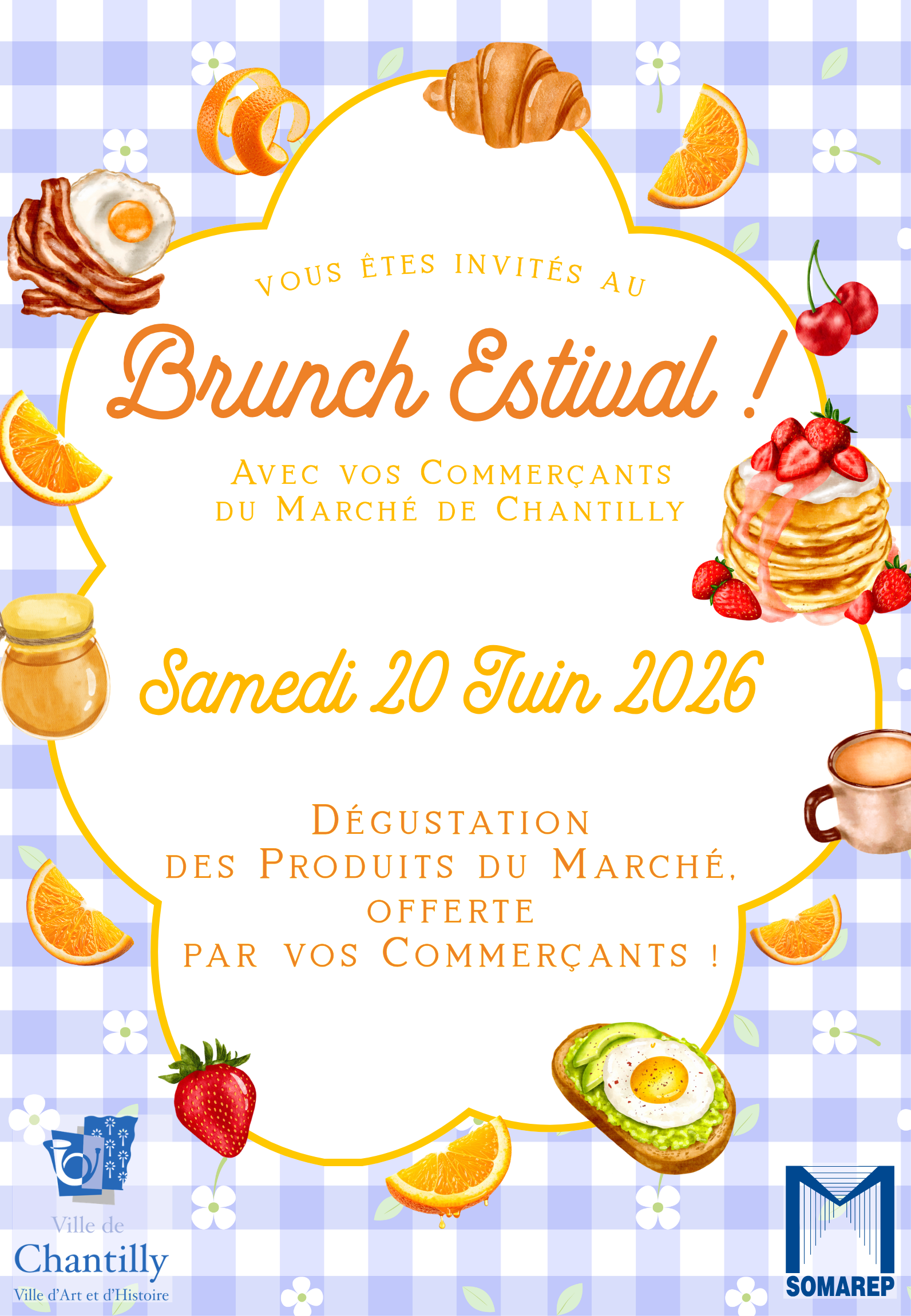 Brunch estival sur le marché !